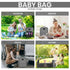 ITACIA Grey Baby Backpack – Chic, Waterproof & Convertible